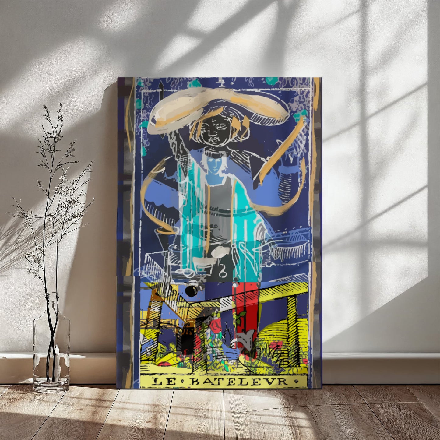 Tarot Magician Card Canvas Print Wall Art