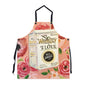 White Lily Flour Kitchen Apron, Gift for Cooks and Bakers, Stylish Details