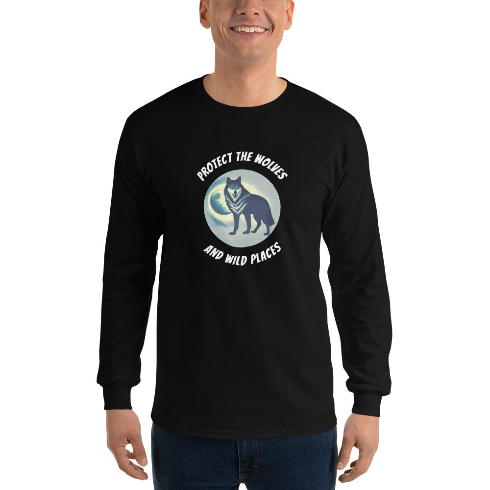Protect The Wolves Men’s Long Sleeve Shirt