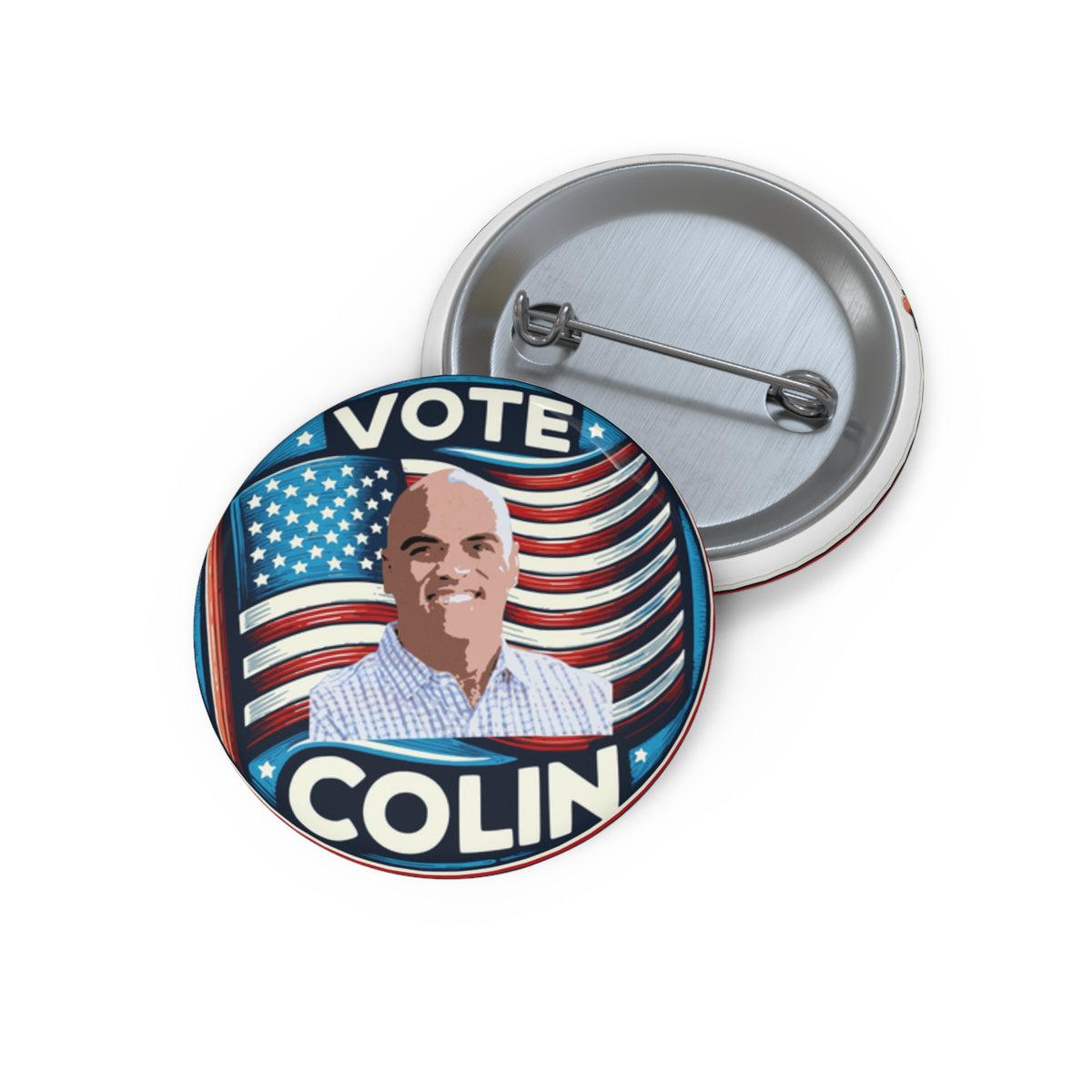 Vote Colin Allred for US Senator from Texas Custom Pin Button