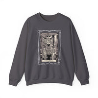 Load image into Gallery viewer, The Devil Tarot Card Unisex Crewneck Sweatshirt- Great for Halloween or Tarot Boho Gothic Parties
