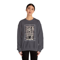Load image into Gallery viewer, The Devil Tarot Card Unisex Crewneck Sweatshirt- Great for Halloween or Tarot Boho Gothic Parties
