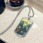 The Empress Tarot Card Dogtag Pendant Necklace