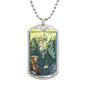The Empress Tarot Card Dogtag Pendant Necklace