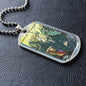 The Empress Tarot Card Dogtag Pendant Necklace