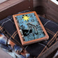 The Star Tarot Card Leather Journal. Record tarot readings, ideas, quotes, horoscopes, and important life events, Vegan leather cover. 100 sheets / 200 lined pages. An amazing gift for witchy, boho or tarot card loving friends.