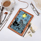 The Star Tarot Card Leather Journal. Record tarot readings, ideas, quotes, horoscopes, and important life events, Vegan leather cover. 100 sheets / 200 lined pages. An amazing gift for witchy, boho or tarot card loving friends.