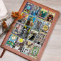 Tarot Card Major Arcana Graphic Leather Journal