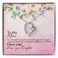 Forever Love Necklace For Mom with On Demand Message Card