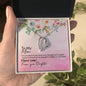 Forever Love Necklace For Mom with On Demand Message Card