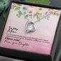 Forever Love Necklace For Mom with On Demand Message Card