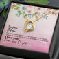 Forever Love Necklace For Mom with On Demand Message Card
