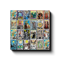 Load image into Gallery viewer, Tarot Cards Major Arcana Convas Print
