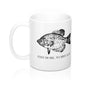 Fish More - Worry Less - White Mug 11oz