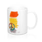 Peace Coffee Mug - 11 oz White