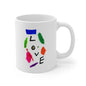 Peace and Love 11oz Mug