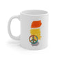 Peace and Love 11oz Mug