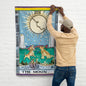 The Moon Tarot Card Banner Flag Tapestry Wall Art