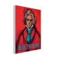Beethoven  Red- canvas print based on a painting by famous artist and sculptor David Adickes.