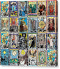 Tarot Grid Square Major Arcana - Canvas Print