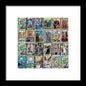 Tarot Grid Square Major Arcana - Framed Print